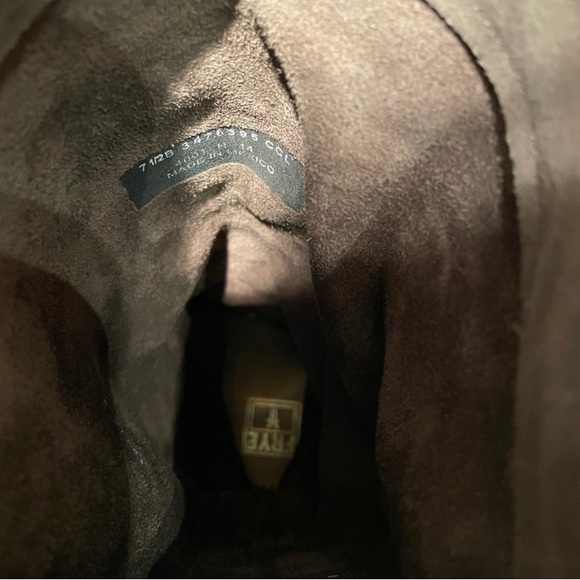 FRYE Brown Suede Leather Boots 7.5 - Picture 7 of 8